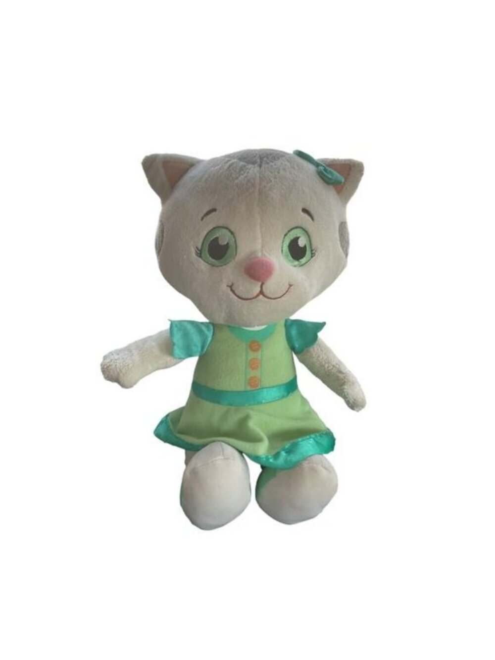 JAKKS Pacific Daniel Tiger Katerina Kittycat Plush Stuffed Animal Green Dress 13